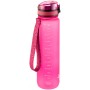 Бутылка для воды 1000 мл 7,8*7,8*28,5 см "Style Matt" фуксия