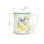 Кружка 400 мл 12,5*9*10 см "Лимоны" NEW BONE CHINA
Состав: Фарфор