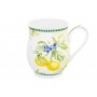 Кружка 350 мл 11,5*8,2*10 см "Лимоны" бочонок, NEW BONE CHINA
