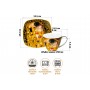 Чайн. пара 2 пр. 250 мл 11,5*9*7,5 см, NEW BONE CHINA
Состав: Фарфор