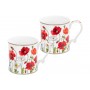 Набор 2 кружек 380 мл 12,3*9*9 см "Маки" NEW BONE CHINA
Состав: Фарфор
