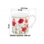 Набор 2 кружек 380 мл 12,3*9*9 см "Маки" NEW BONE CHINA
Состав: Фарфор