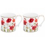 Набор 2 кружек 380 мл 12,3*9*9 см "Маки" NEW BONE CHINA
Состав: Фарфор