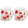 Набор 2 кружек 380 мл 12,3*9*9 см "Маки" NEW BONE CHINA
Состав: Фарфор