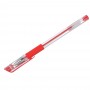 ClipStudio Ручка гелевая красная, с резиновым держателем, 14,9 см, наконечник 0,5мм