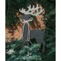 СНОУ БУМ Сувенир в виде оленя, 18х35 см, дерево, текстиль, 2 цвета