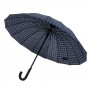 Зонт-трость мужской, металл, полиэстер, 60см, 16 спиц, 1 дизайн