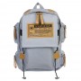 Рюкзак подростковый 41x26x14см, 1 отд., 5 карм., клапан на липучке, веревки, ПЭ, иск.кожа, 3 цвета