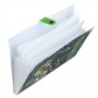 Ледибаг/Супер-Кот Папка для тетрадей 32,5x24см, для A4, 5отд., расшир., кнопка, пластик, "Кор", 2диз