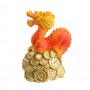 СНОУ БУМ Сувенир "Китайский огненный дракон", оранжевый 5х4х9 см, полистоун