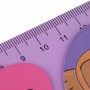 Закладки с клеевым краем фигурные, линейка 15см, 6,7х21,7см, 15 листов, 2 дизайна, Капибара
