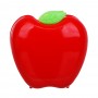 Подставка-стакан для канцелярских принадлежностей, в форме яблока, пластик, 9х8,7х7,5см, 2 цвета