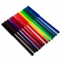 ClipStudio Фломастеры 12 цветов, с цветным вент.колпачком, пластик, в ПВХ пенале