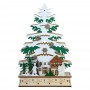 СНОУ БУМ Сувенир в виде елки с LED подсветкой, 22x34x6 см, дерево