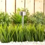 INBLOOM Фонарь садовый на солнечной батарее, 5.5x34.5см, 1.2V AAA, 1LED* мульти, пластик, нерж.сталь