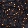 Гирлянда уличная вьюн 10 м BY, 100 LED ламп, постоянное желтое свечение, ПВХ черный, коннектор, 220В, IP65