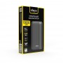 FORZA Аккумулятор мобильный, 10000мАч, 2xUSB-A, 1xUSB-C, 1xMicro-USB, ребристый, 10W, черный