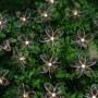 INBLOOM Гирлянда на солн.батарее, 25LED, 7м, шампань, 2 реж, цветок, ПВХ зел, 2V80mA, 1.2V600mAh