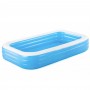 BESTWAY Бассейн надувной 305х183х56см Blue Rectangular Family Pool Deluxe, 54009