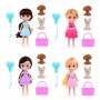 ИГРОЛЕНД Кукла с питомцами и аксесс., 15х4х21,5 см, PP, ABS
