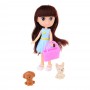 ИГРОЛЕНД Кукла с питомцами и аксесс., 15х4х21,5 см, PP, ABS