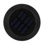 INBLOOM Фонарь на солн.батарее черный, d11.5x5.5см, 3LED*белый, 1x1.2V NI-MH АА 600 mAh, металл