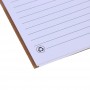 Записная книжка с ручкой шариковой синей, 18х14см, 70 листов, крафт и пробка, спираль, 2 цвета