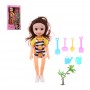 ИГРОЛЕНД Кукла 35 см с акс. "На пляж", PVC, PP, 20х6,2х34 см, 3 дизайна