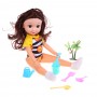 ИГРОЛЕНД Кукла 35 см с акс. "На пляж", PVC, PP, 20х6,2х34 см, 3 дизайна