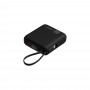 BY Аккумулятор мобильный Loop Светящийся 10000мАч,USB-A,USB-C,дисп.,каб. Type-C,QC,PD,22.5W,чёрный