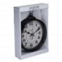 LADECOR CHRONO Часы настенные, круглые, 33x22,7x4,7 см, пластик, цвет черный