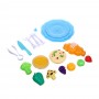 ИГРОЛЕНД Продукты на подставке "Вкусняшки", с аксессуарами в пакете, PP, PVC,21х26 см, 3 диз