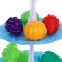 ИГРОЛЕНД Продукты на подставке "Вкусняшки", с аксессуарами в пакете, PP, PVC,21х26 см, 3 диз