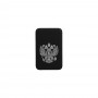 BY Герои Аккумулятор мобильный Small Светящийся Герб 10000мАч,USB-A,USB-C,встр.каб.,QC,PD,22.5W,чёрн