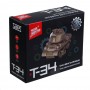 BY Русские Супергерои УВЗ Мини-конструктор Танк Т-34, 13,5*16,5*6,5 см., ABS