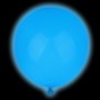 FNtastic Набор флуоресцентных воздушных шаров 10 шт, 9", 7 цветов