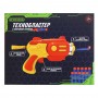 ИГРОЛЕНД Бластер "Техно",с мягкими патронами, 10 шт, EVA, PP, 16,5х5,5х13 см, 3 дизайна