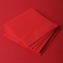 Набор бумажных салфеток, 25 см, красный