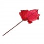 СНОУ БУМ Цветок декоративный в виде розы, 32x12 см, полиэстер, 2 цвета