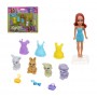 ИГРОЛЕНД Кукла 9 см, с питомцами и акс., ABS, PP, 20,5х4х17,5 см, 4 дизайна