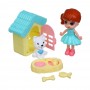 ИГРОЛЕНД Кукла с питомцем и акс., PP, ABS,21,5х3,5х27,3 см, 3 дизайна