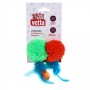 VETTA Набор игрушек для кошки, плюш, перья, 4,5см, 2 шт