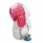 СНОУ БУМ Сувенир-фигура интерьерная в виде гнома, 30 см, полиэстер, розово-голубой, арт.1