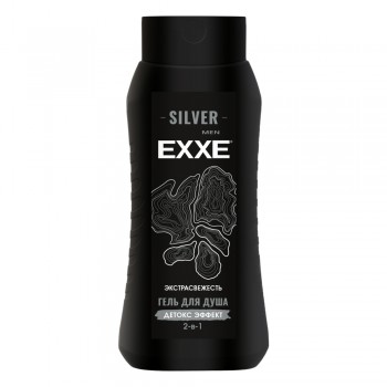 Гель для душа мужской 2 в 1 EXXE MEN "Экстрасвежесть" SILVER, 400мл