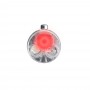 ЕРМАК Фонарик-брелок на карабине 1 LED + УФ + лазер, 3xLR44, алюминий, 6,6х1,2 см