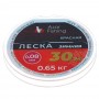 AZOR FISHING Леска зимняя, 30м, 0,08мм, 0,65кг, красная