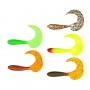 AZOR FISHING Приманка мягкая Shad, силикон, 9см, 8шт. в уп, 5 цветов