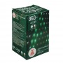 Гирлянда сетка 2,2х1,65 м СНОУ БУМ, 360 LED ламп, постоянное свечение белый/красный/зеленый, ПВХ прозрачный, 220В
