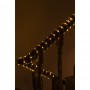 Гирлянда шнур 10 мСНОУ БУМ, 100 LED ламп, постоянное свечение шампань, ПВХ прозрачный, диаметр 5 мм, 220В, IP44