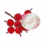 LADECOR Ветка декоративная, яблоки, пластик, пенопласт, 12 см, 2 цвета